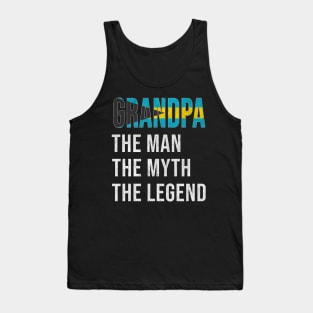 Grand Father Bahamian Grandpa The Man The Myth The Legend - Gift for Bahamian Dad With Roots From  Bahamas Tank Top